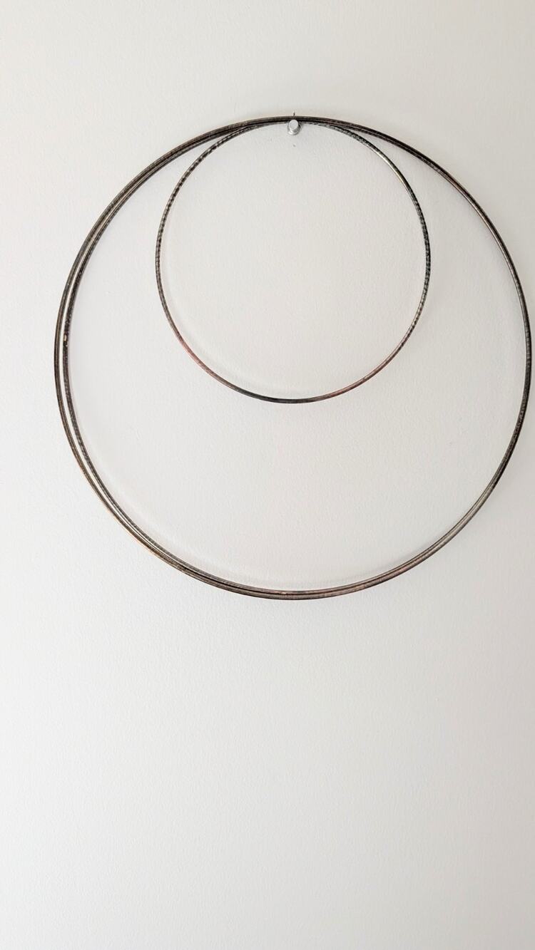 Metal Rings For Crafting - Two 13.5" Diameter, One 7.75" Diameter